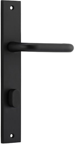 Oslo Rectangular DDA Compliant - Ella Grace - Iver - Matt Black - Door Levers