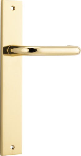 Oslo Rectangular DDA Compliant - Ella Grace - Iver - Polished Brass - Door Levers