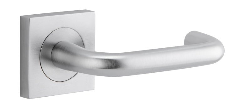 Oslo Square DDA Compliant - Ella Grace - Iver - Brushed Chrome - Door Levers