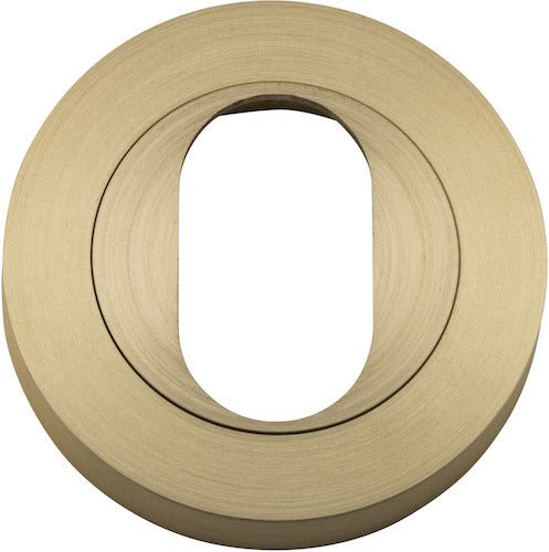 Oval Escutcheon - Round - Ella Grace - Iver - Brushed Brass - Escutcheons