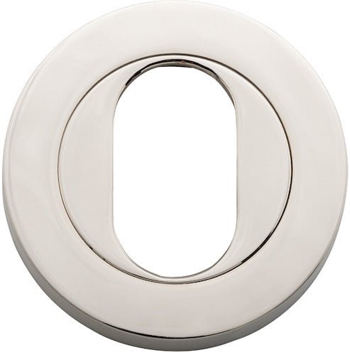 Oval Escutcheon - Round - Ella Grace - Iver - Polished Nickel - Escutcheons