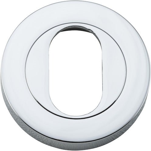 Oval Escutcheon - Round - Ella Grace - Iver - Polished Chrome - Escutcheons