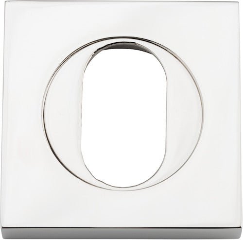 Oval Escutcheon - Square - Ella Grace - Iver - Polished Nickel - Escutcheons