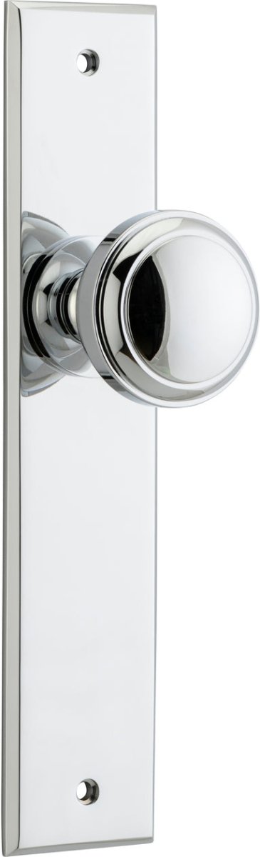 Paddington Knob - Chamfered Backplate - Ella Grace - Iver - Polished Chrome - Door Knobs