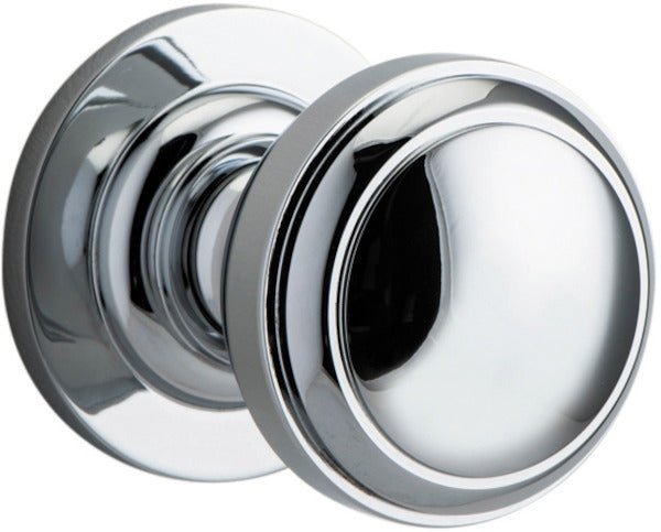 Paddington Knob - Round Rose - Ella Grace - Iver - Polished Chrome - Door Knobs