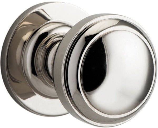 Paddington Knob - Round Rose - Ella Grace - Iver - Polished Nickel - Door Knobs