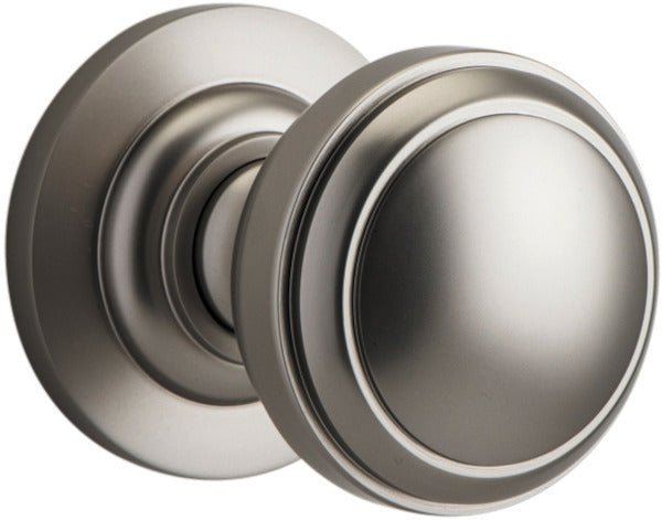 Paddington Knob - Round Rose - Ella Grace - Iver - Satin Nickel - Door Knobs