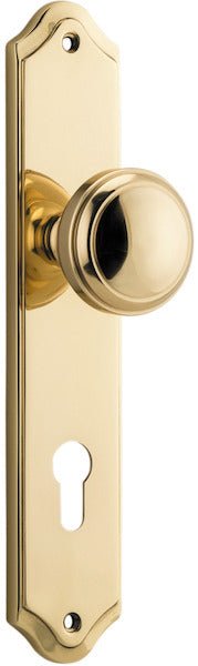 Paddington Knob - Shouldered Backplate - Ella Grace - Iver - Brushed Chrome - Door Knobs