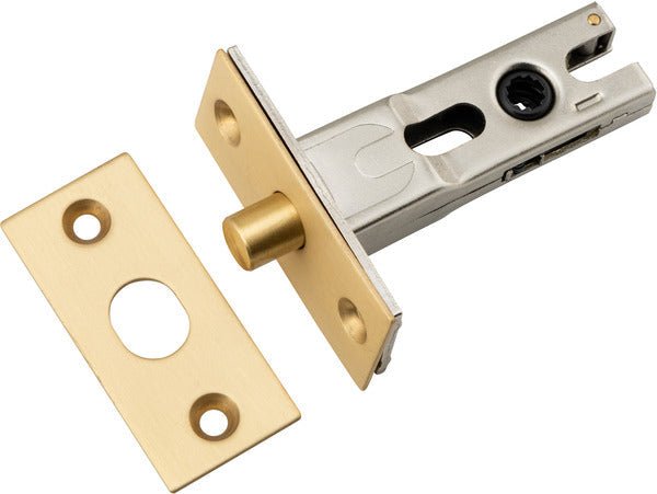 Round Privacy Bolt - Ella Grace - Iver - Brushed Brass - Tube Latches & Bolts