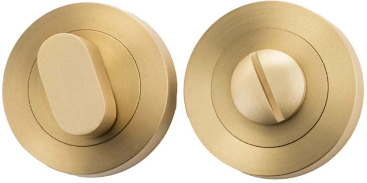 IVER Round Privacy Turn with Indicator - Multiple Finishes Available
