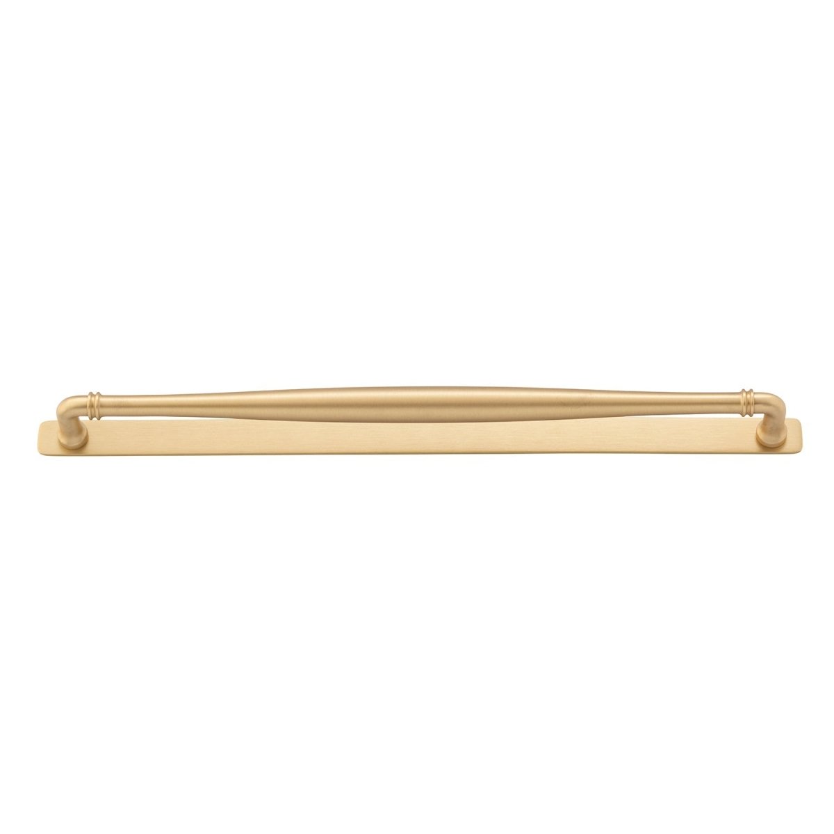 Sarlat Cabinet Pull with Backplate - Ella Grace - Iver - Brushed Brass - Cabinet Pulls