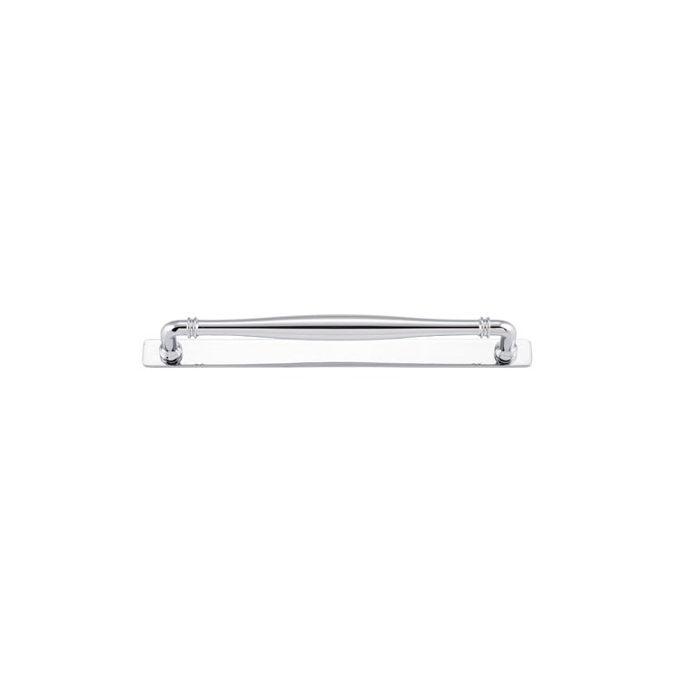 Sarlat Cabinet Pull with Backplate - Ella Grace - Iver - Polished Chrome - Cabinet Pulls