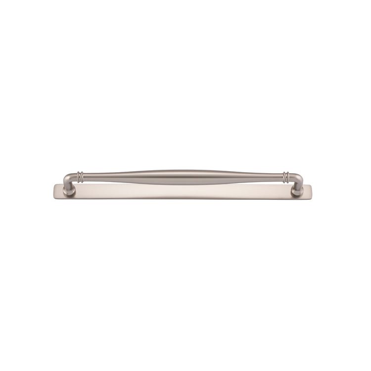 Sarlat Cabinet Pull with Backplate - Ella Grace - Iver - Satin Nickel - Cabinet Pulls