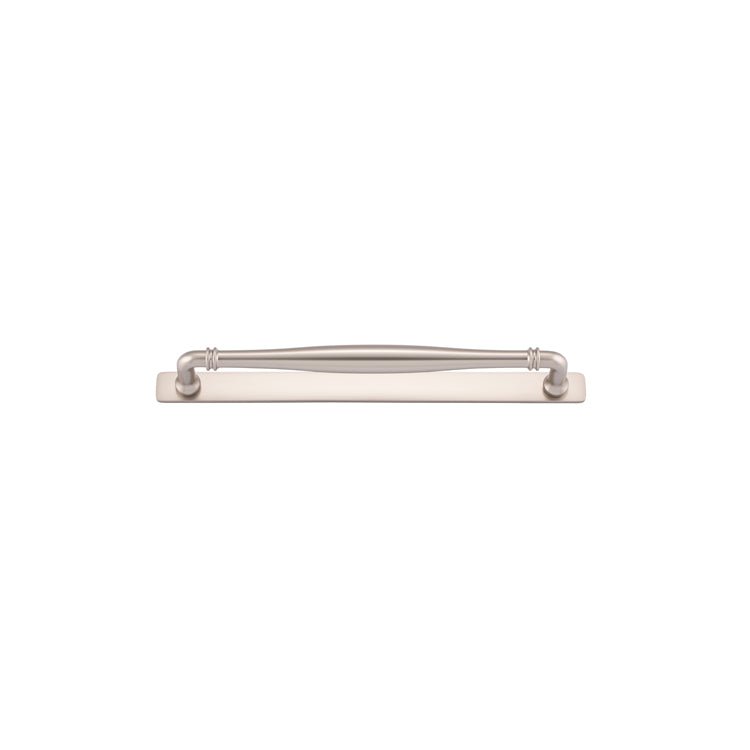 Sarlat Cabinet Pull with Backplate - Ella Grace - Iver - Satin Nickel - Cabinet Pulls