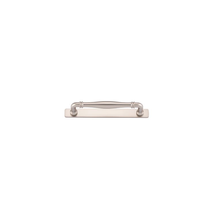 Sarlat Cabinet Pull with Backplate - Ella Grace - Iver - Satin Nickel - Cabinet Pulls