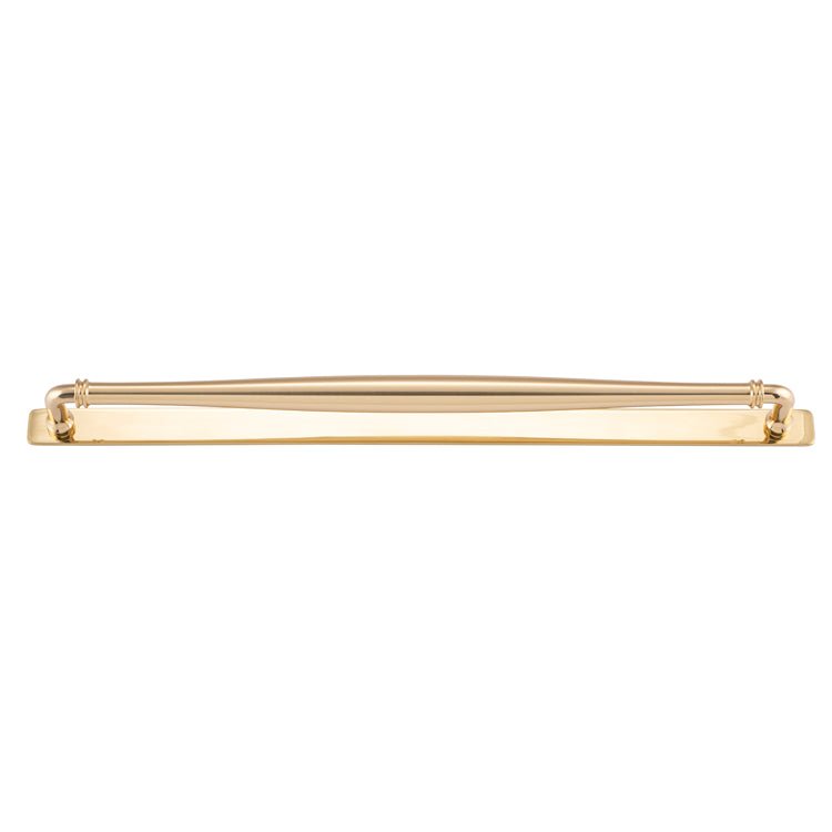 Sarlat Cabinet Pull with Backplate - Ella Grace - Iver - Polished Brass - Cabinet Pulls