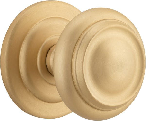 Sarlat Centre Door Knob - Ella Grace - Iver - Brushed Brass - Centre Door Knobs