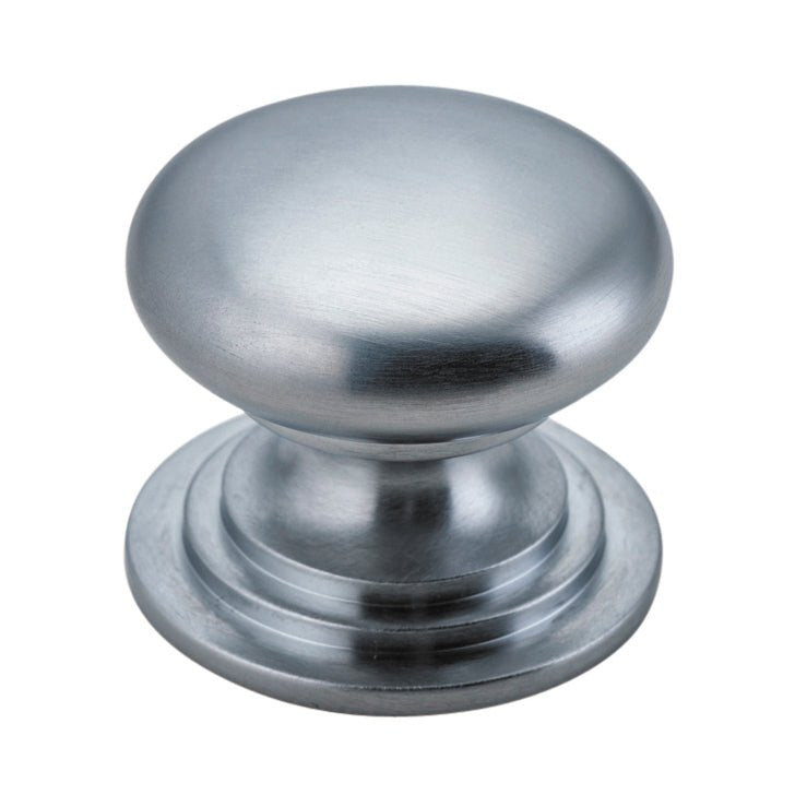 Sarlat Cupboard Knobs - Ella Grace - Iver - Brushed Chrome - Cupboard Knobs