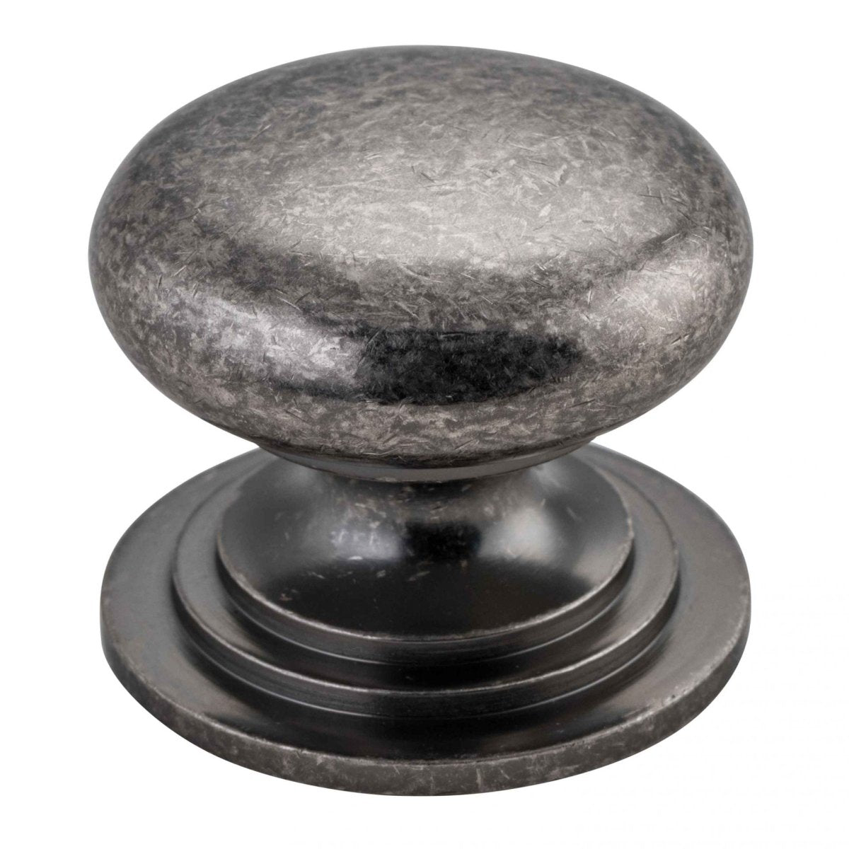 Sarlat Cupboard Knobs - Ella Grace - Iver - Distressed Nickel - Cupboard Knobs