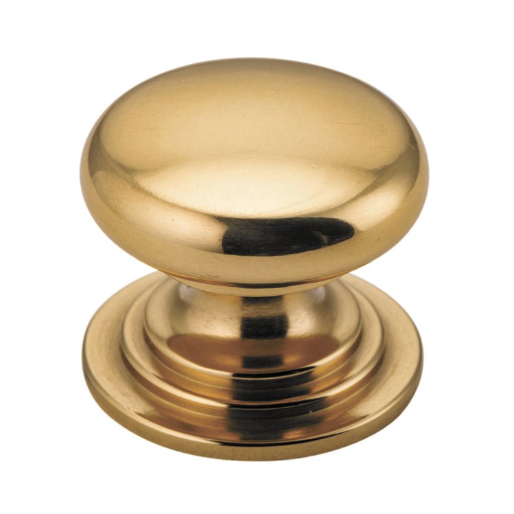 Sarlat Cupboard Knobs - Ella Grace - Iver - Polished Brass - Cupboard Knobs