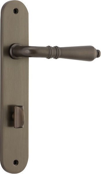 Sarlat Lever - Oval Backplate - Ella Grace - Iver - Signature Brass - Door Levers