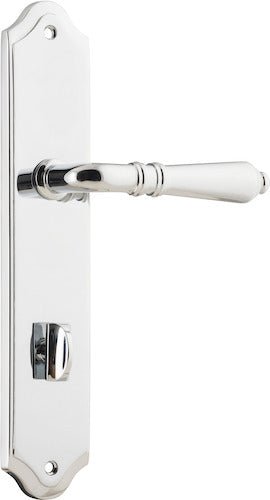 Sarlat Lever - Shouldered Backplate - Ella Grace - Iver - Polished Chrome - Door Levers