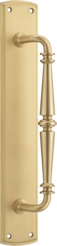 Sarlat Pull Handle on Back Plate (Single) - Ella Grace - Iver - Polished Brass - Pull Handles