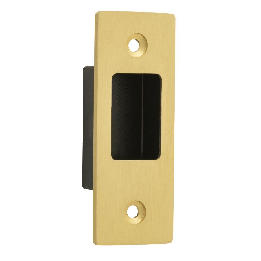 Sliding Door Edge Pull Rectangular - Ella Grace - Iver - Brushed Gold PVD - Sliding Door Pulls