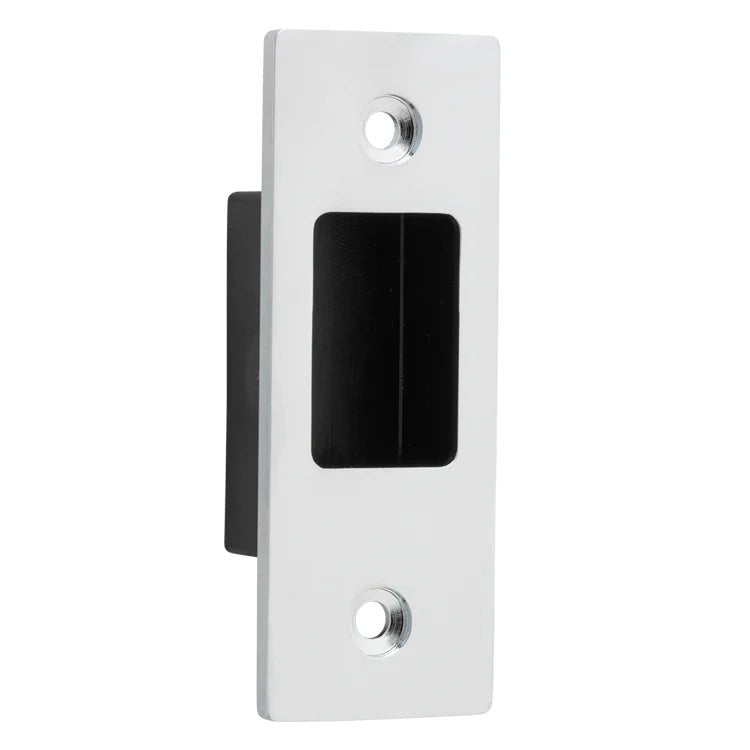 Sliding Door Edge Pull Rectangular - Ella Grace - Iver - Polished Chrome - Sliding Door Pulls