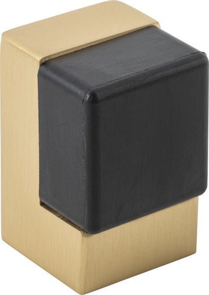 Square Door Stop - Ella Grace - Iver - Brushed Brass - Door Stops