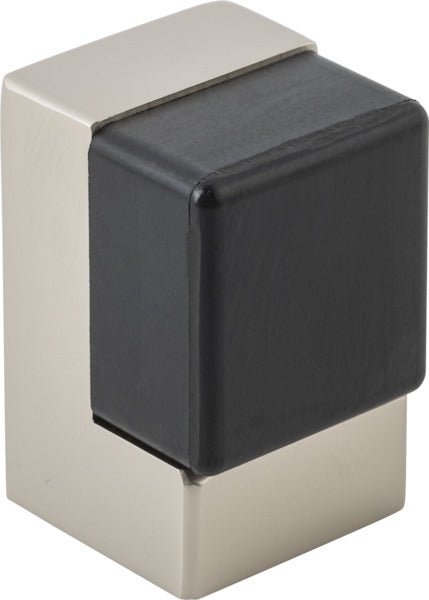 Square Door Stop - Ella Grace - Iver - Satin Nickel - Door Stops