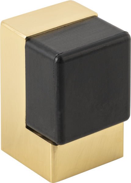 Square Door Stop - Ella Grace - Iver - Polished Brass - Door Stops