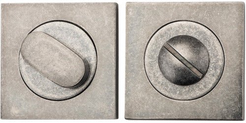 Square Privacy Turn - Ella Grace - Iver - Distressed Nickel - Tube Latches & Bolts