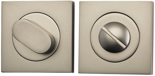 Square Privacy Turn - Ella Grace - Iver - Satin Nickel - Tube Latches & Bolts