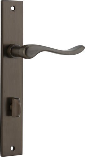 Stirling Lever - Rectangular Backplate - Ella Grace - Iver - Signature Brass - Door Levers