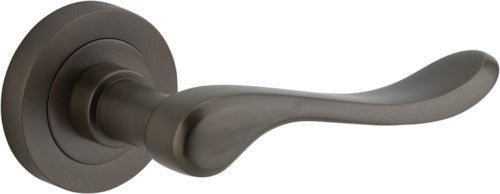 Stirling Lever - Round Rose - Ella Grace - Iver - Signature Brass - Door Levers