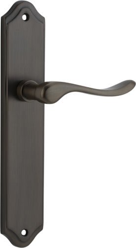 Stirling Lever - Shouldered Backplate - Ella Grace - Iver - Signature Brass - Door Levers