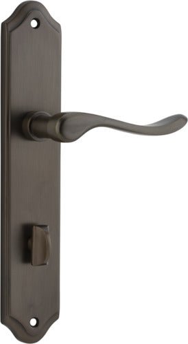 Stirling Lever - Shouldered Backplate - Ella Grace - Iver - Signature Brass - Door Levers