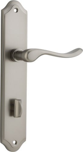 Stirling Lever - Shouldered Backplate - Ella Grace - Iver - Satin Nickel - Door Levers