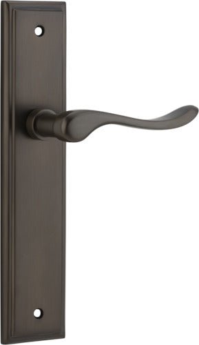 Stirling Lever - Stepped Backplate - Ella Grace - Iver - Signature Brass - Door Levers