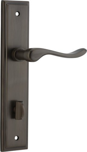 Stirling Lever - Stepped Backplate - Ella Grace - Iver - Signature Brass - Door Levers