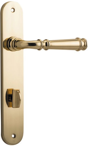 Verona Lever - Oval Backplate - Ella Grace - Iver - Polished Brass - Door Levers