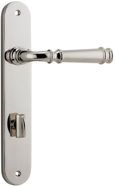 Verona Lever - Oval Backplate - Ella Grace - Iver - Polished Nickel - Door Levers