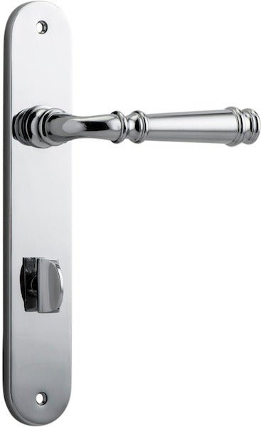 Verona Lever - Oval Backplate - Ella Grace - Iver - Polished Chrome - Door Levers