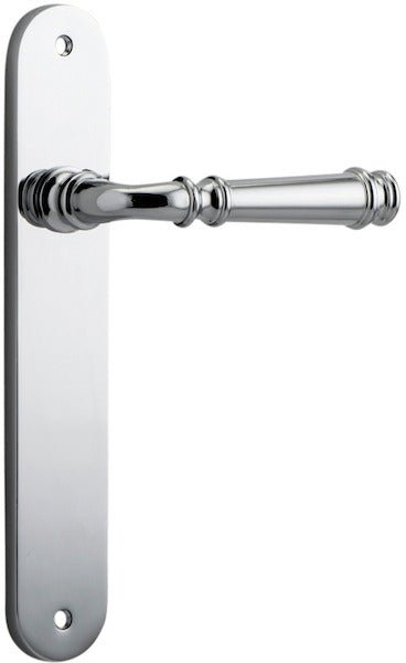 Verona Lever - Oval Backplate - Ella Grace - Iver - Polished Chrome - Door Levers