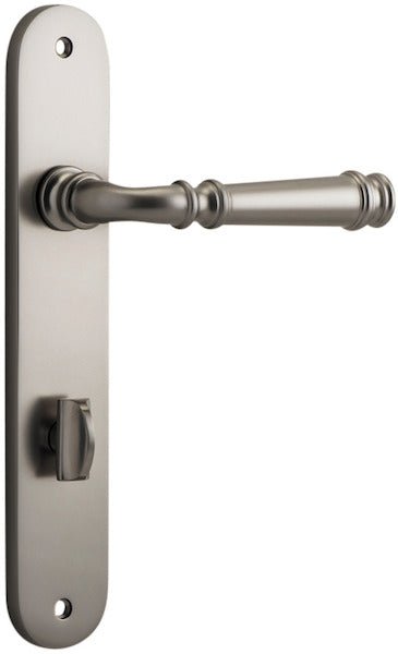 Verona Lever - Oval Backplate - Ella Grace - Iver - Satin Nickel - Door Levers