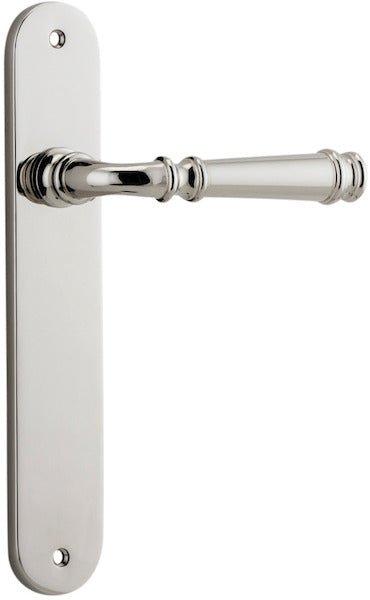 Verona Lever - Oval Backplate - Ella Grace - Iver - Polished Nickel - Door Levers