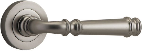 Verona Lever - Round Rose - Ella Grace - Iver - Satin Nickel - Door Levers