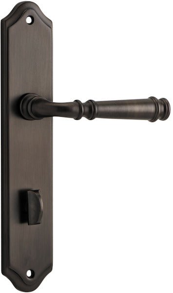 Verona Lever - Shouldered Backplate - Ella Grace - Iver - Signature Brass - Door Levers