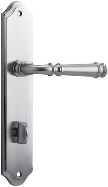 Verona Lever - Shouldered Backplate - Ella Grace - Iver - Brushed Chrome - Door Levers